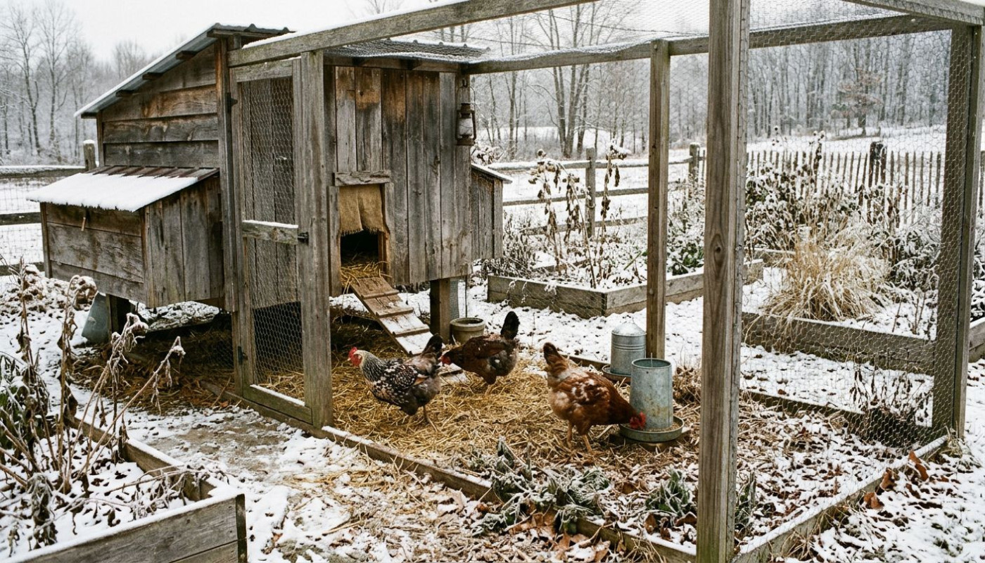 Comment optimiser l'habitat des volailles durant leur mue hivernale ?